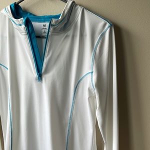 Old Navy quarter zip hooded jacket